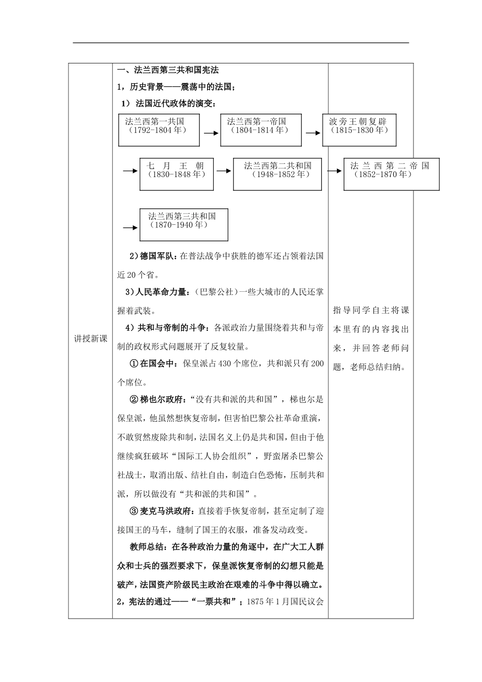 高中历史 专题七 近代西方民主政治的确立与发展 第3节 民主政治的扩展基础讲解教案1 人民版必修1-人民版高一必修1历史教案_第3页
