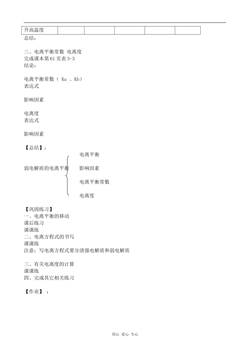 高中化学弱电解质的电离平衡1人教版选修四_第2页