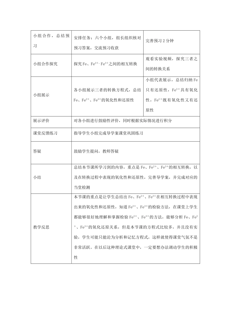 高中化学 2.3 氧化剂与还原剂教学设计3 鲁科版必修1-鲁科版高一必修1化学教案_第2页