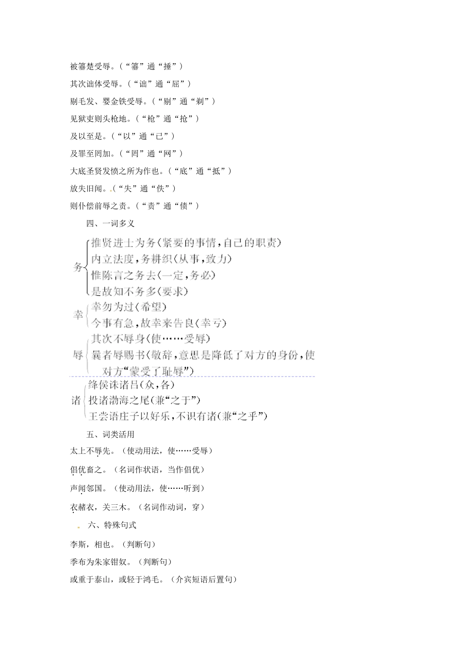 高中语文 1报任安书名师导航 鲁教版必修3_第2页