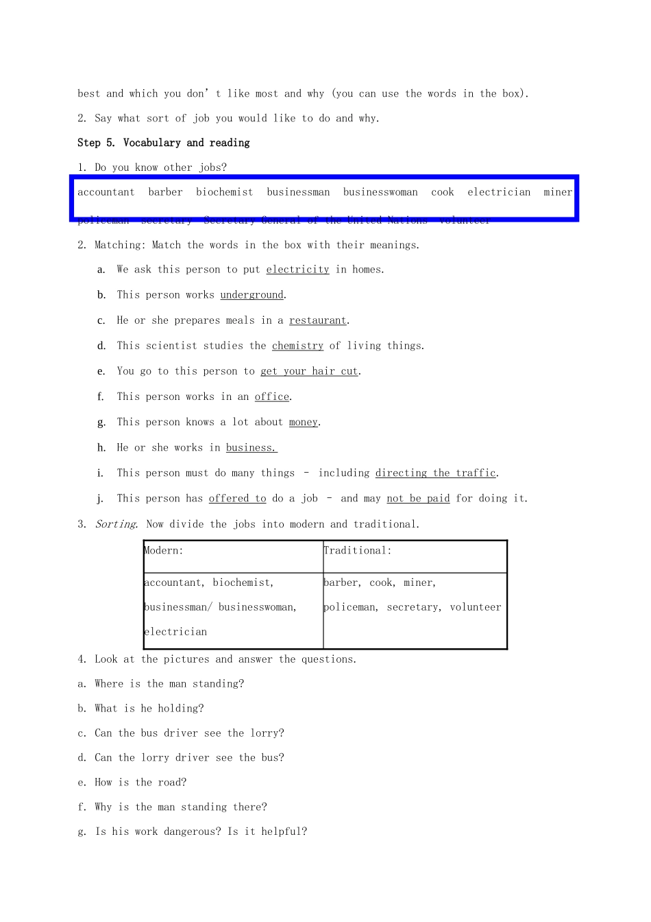 高中英语 Module2 A Job Worth Doing教案 外研版必修5-外研版高二必修5英语教案_第2页