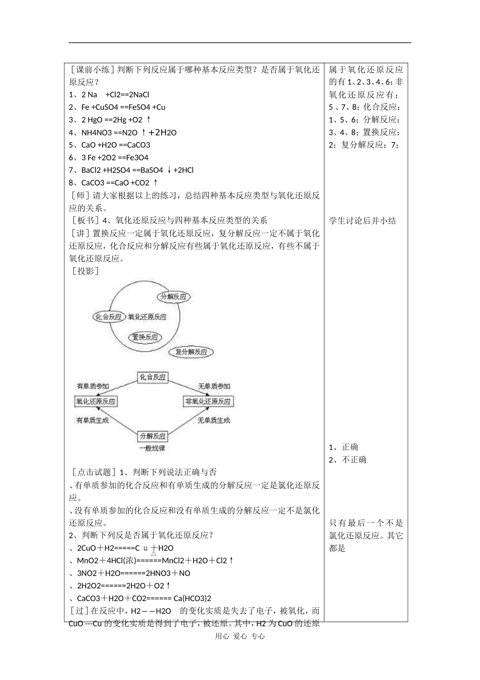 高中化学：2.3.2 氧化剂和还原剂 教案（新人教版必修1）_第2页