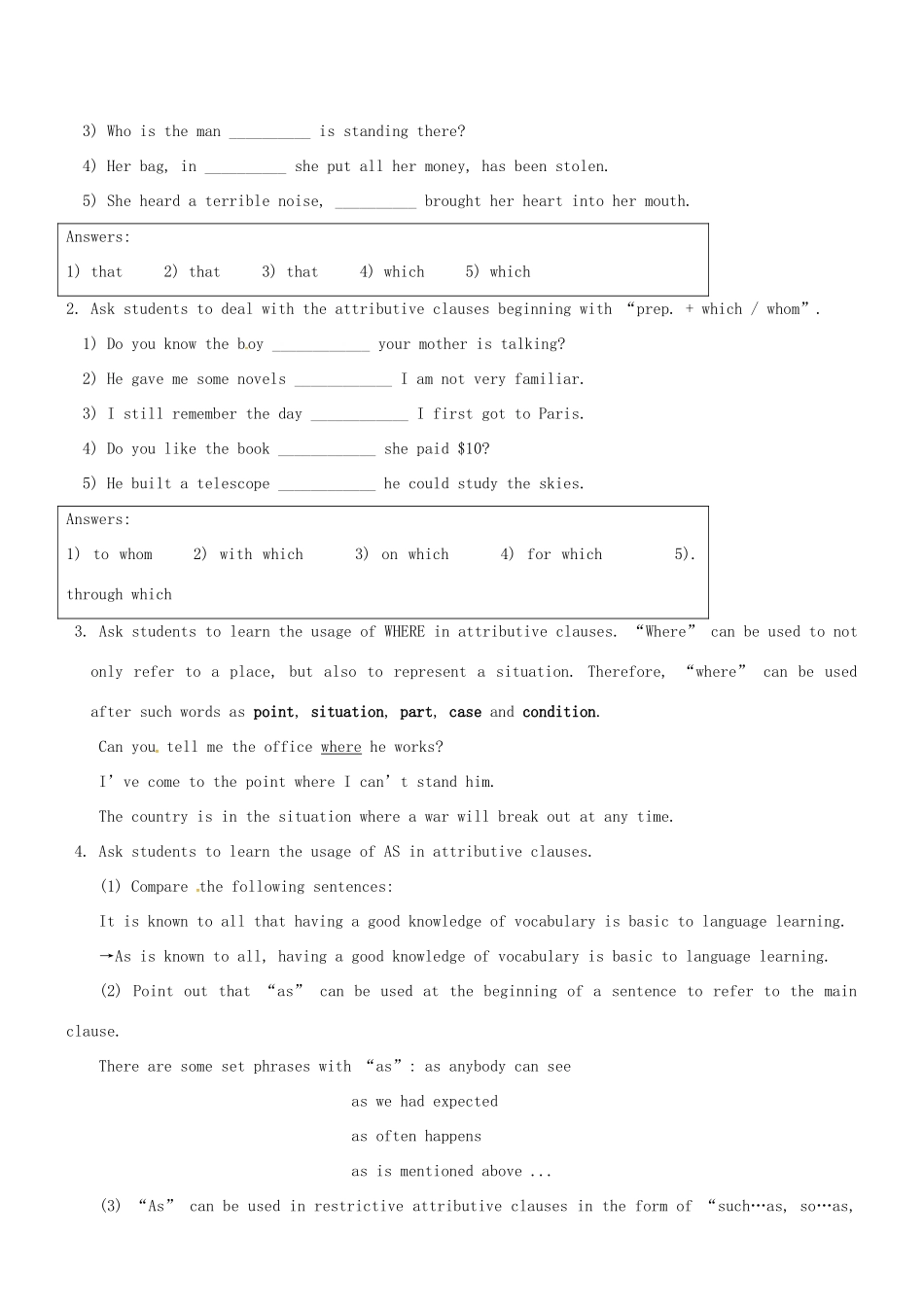 高中英语 unit1 Grammar and usage教案 牛津译林版选修9-牛津版高二选修9英语教案_第2页