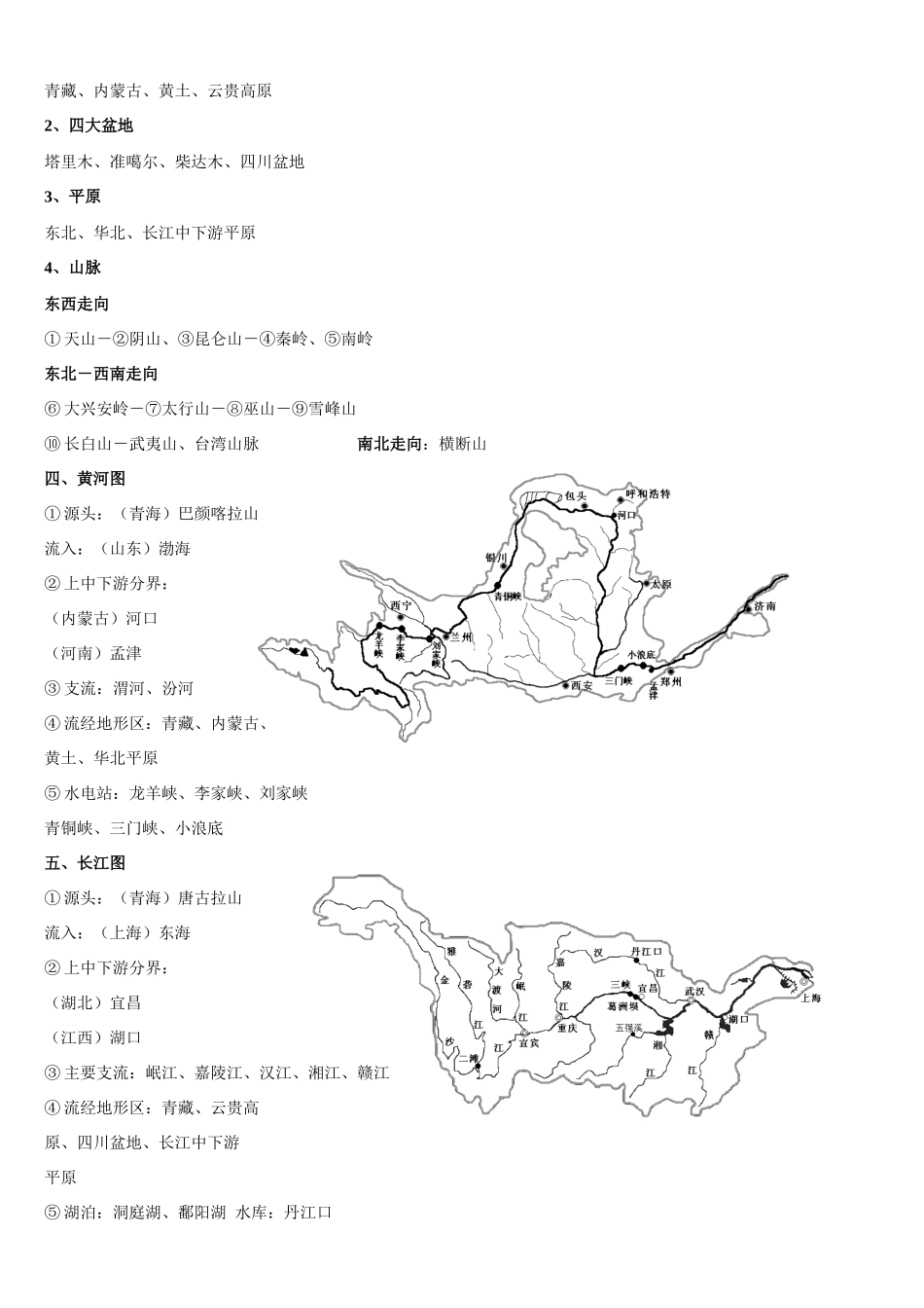 八年级地理识图提要 新人教版_第2页