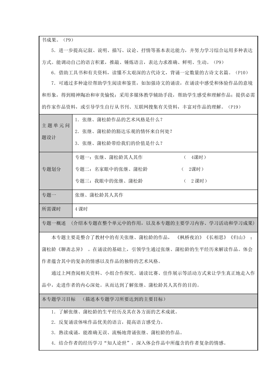 高中语文 第二单元 不朽的落第教案 新人教选修版《中国小说欣赏》_第3页