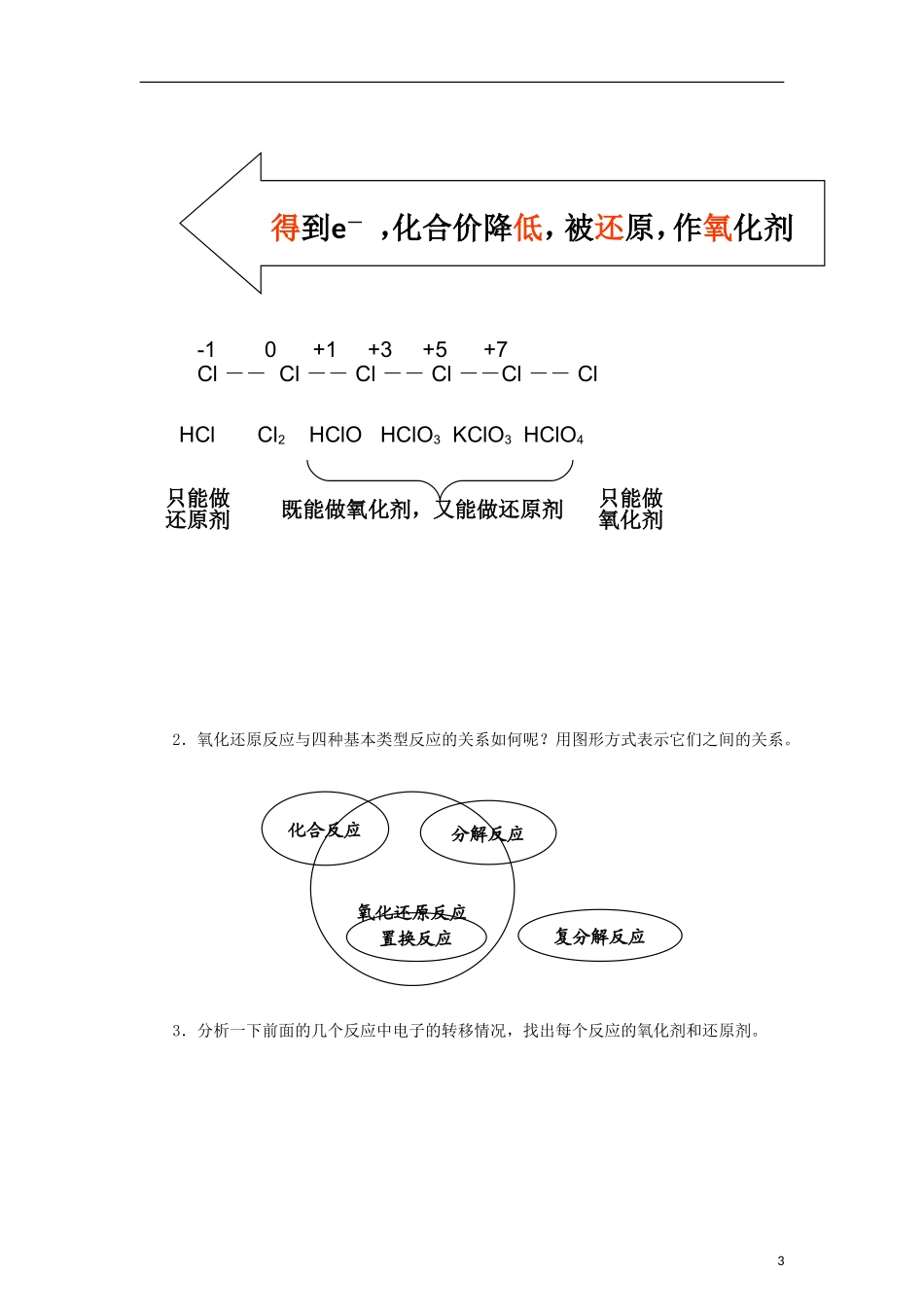 高中化学 《氯、溴、碘及其化合物》（第3课时）教案3 苏教版必修1_第3页