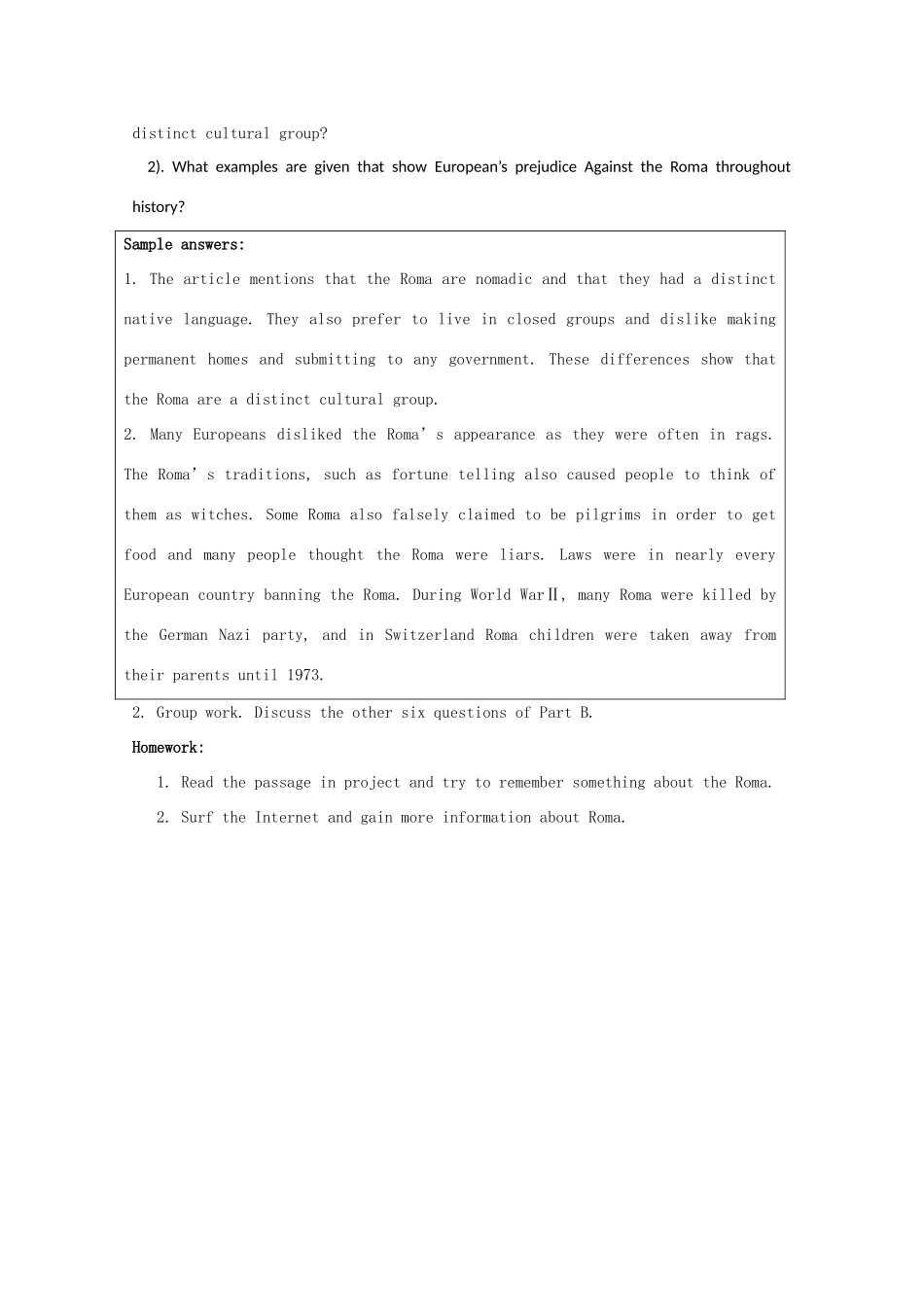 高中英语 Unit2 People on the move-project精品教案 牛津译林版选修10_第3页