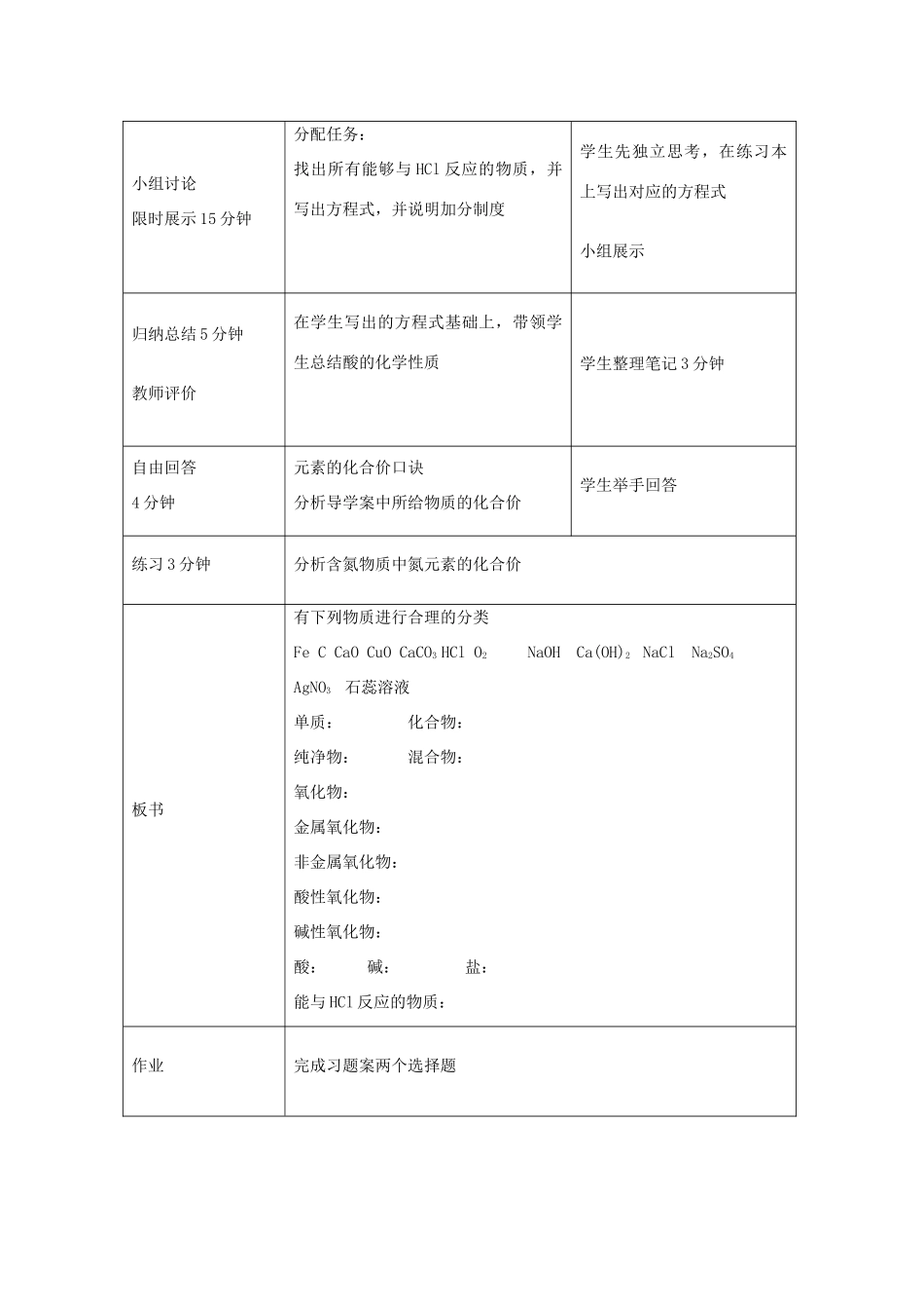 高中化学 2.1 元素与物质的分类教学设计2 鲁科版必修1-鲁科版高一必修1化学教案_第3页