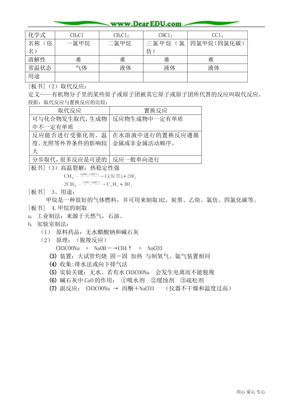 高中化学必修选修甲烷_第3页