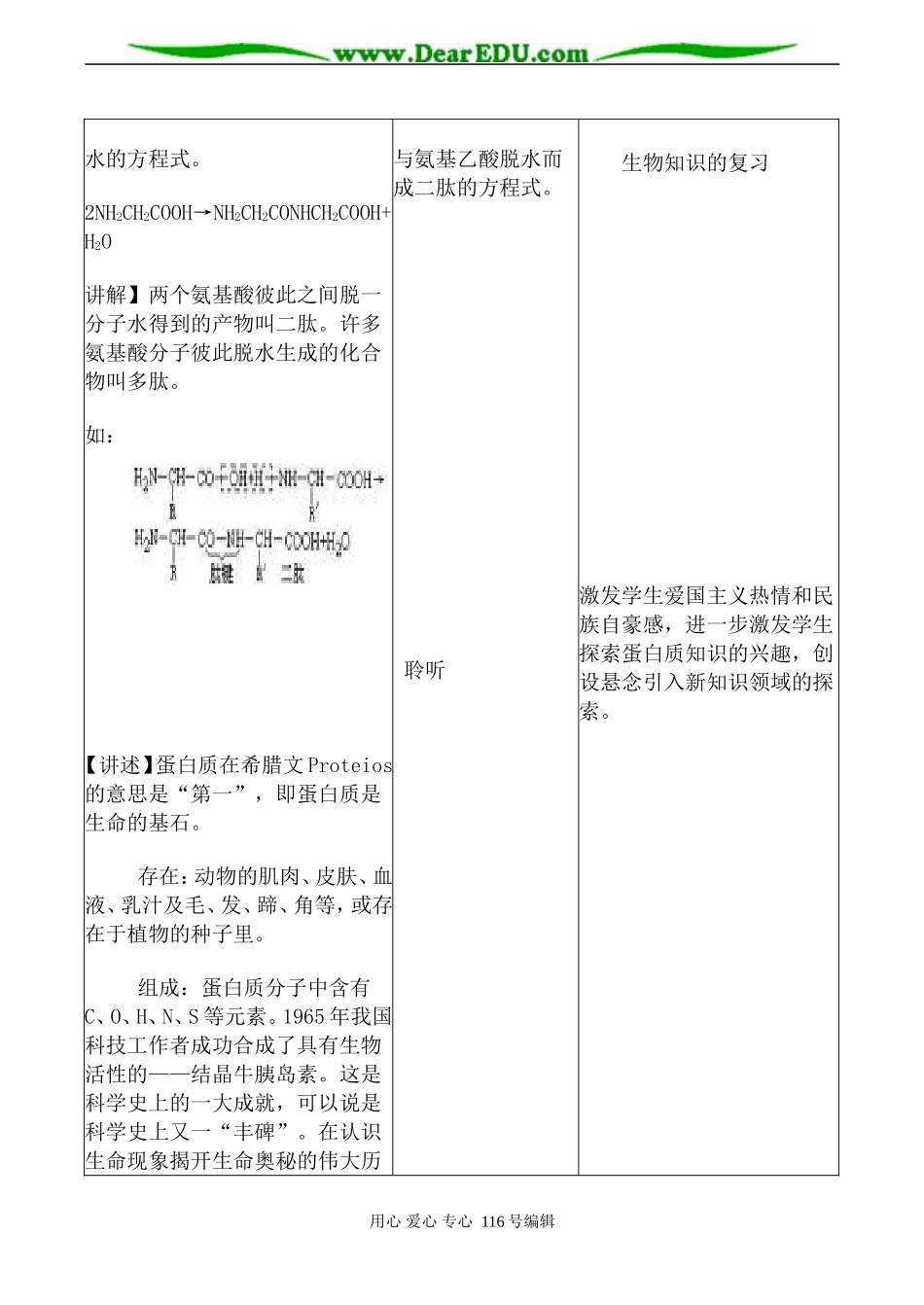 高中化学新人教选修5 蛋白质和核酸1_第3页