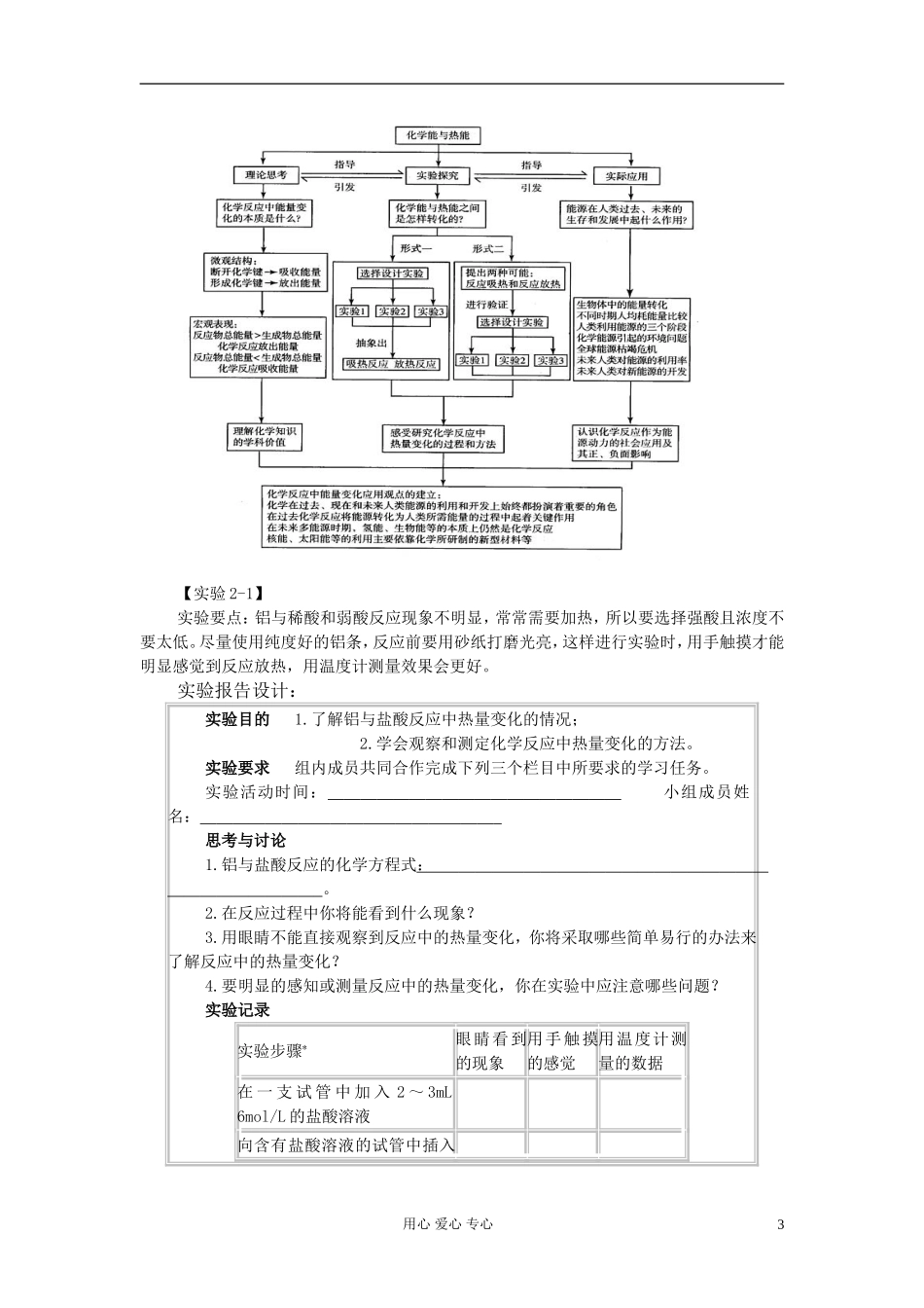 高中化学《化学能与热能》教案6 新人教版必修2_第3页
