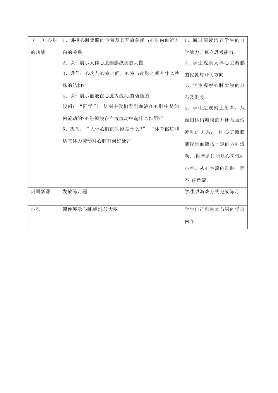 江苏省镇江市八年级生物上册 15.1 人体内物质的运输教学设计2 （新版）苏科版-（新版）苏科版初中八年级上册生物教案_第3页