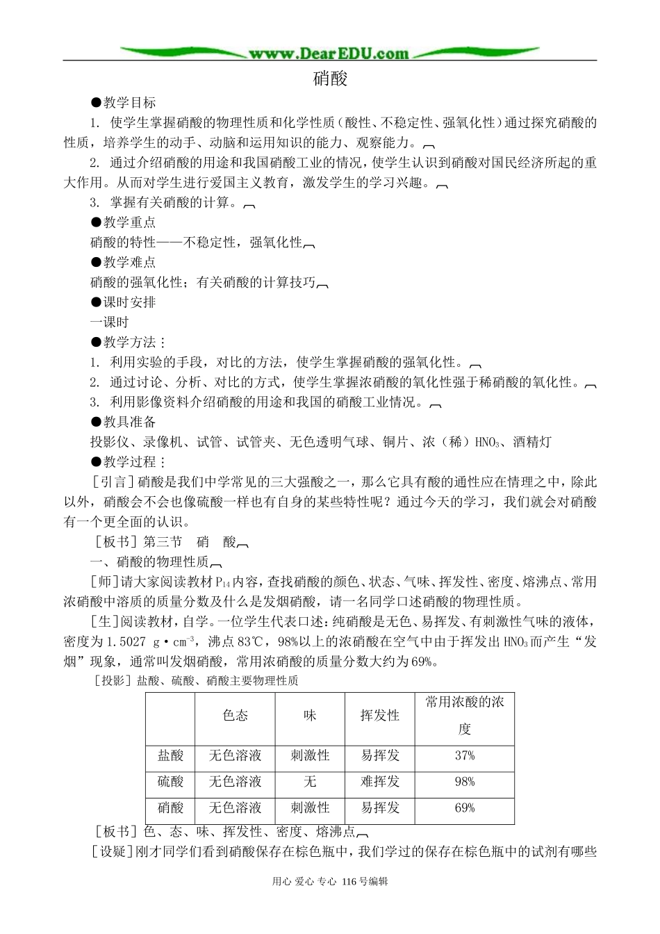 高中化学旧人教第二册必修 硝酸1_第1页