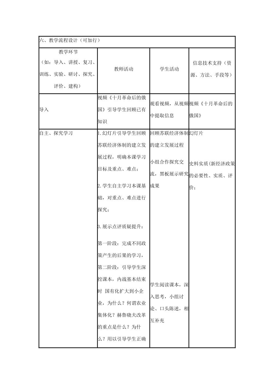高中历史 第14课 社会主义经济体制的建立教案4 岳麓版必修2-岳麓版高一必修2历史教案_第2页