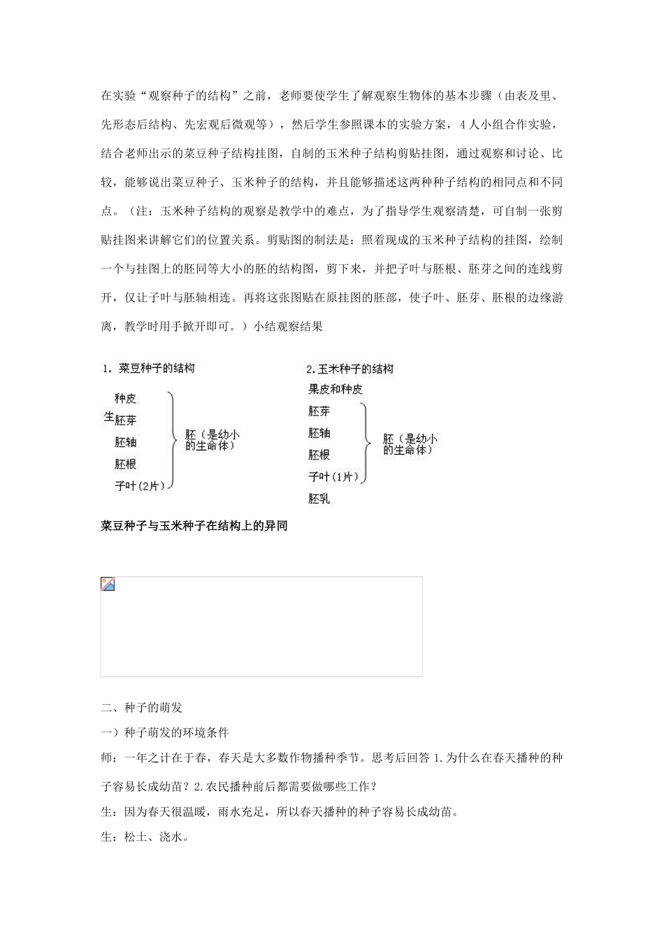 八年级生物上册 20.2植物的生长和发育精品教案(苏科版八年级上_第2页