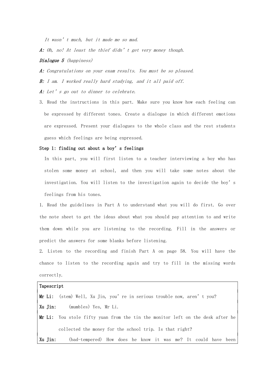 高中英语 Unit4 law and order-task精品教案 牛津译林版选修10_第2页