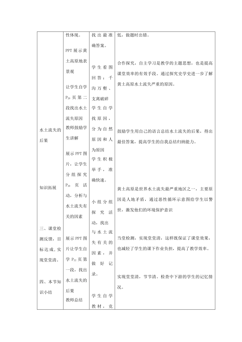 八年级地理下册 6.3 黄土高原（第1课时）教学设计 （新版）商务星球版-（新版）商务星球版初中八年级下册地理教案_第3页