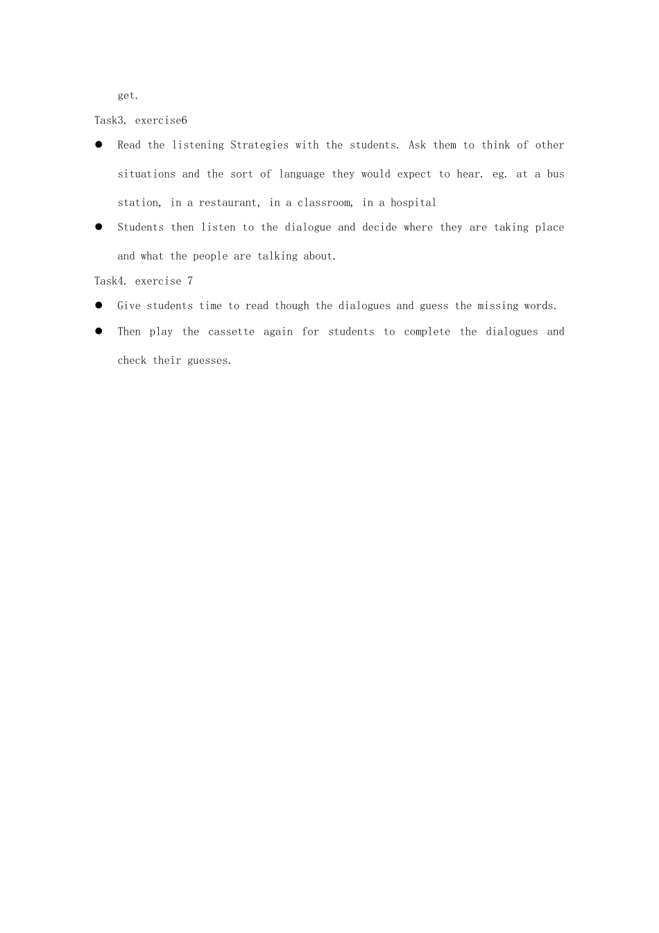 高中英语 Unit9 lesson2 On the move教案 北师大版必修3_第2页