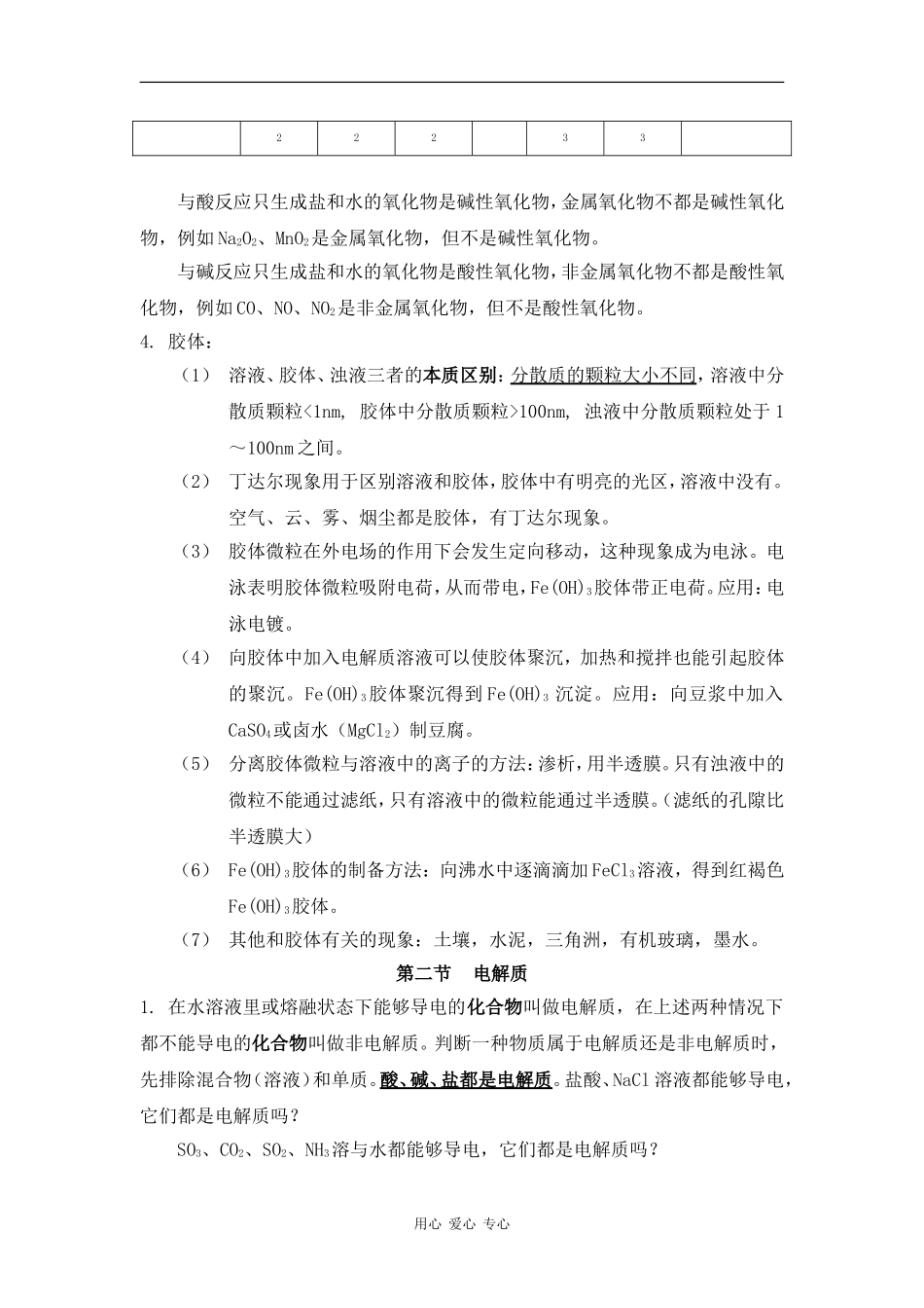 高中化学：第二章第一节 元素与物质的分类复习教案 鲁科版必修1_第2页