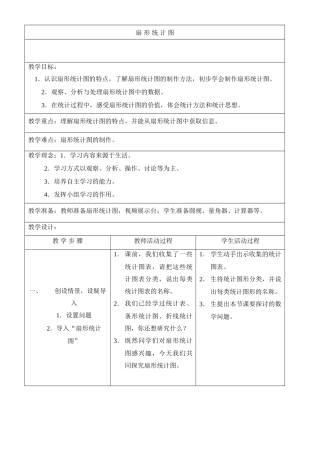 八年级数学扇 形 统 计 图华师大版