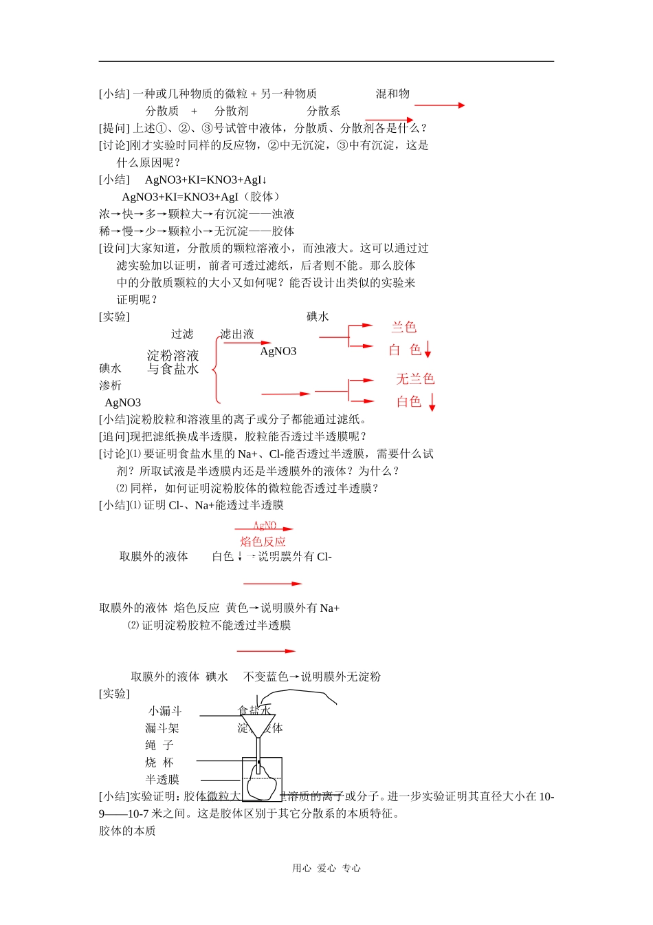 高中化学精品教案：第二章  胶体的性质及其用途（共2套）_第2页