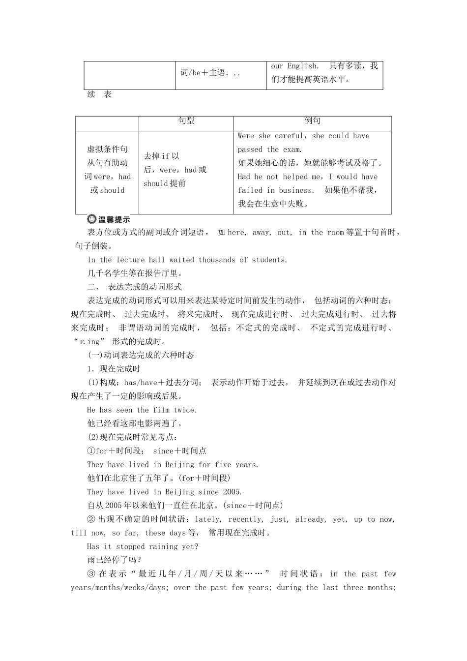 高中英语 Unit 23 Conflict Section Ⅴ Grammar  Writing教案 北师大版选修8-北师大版高二选修8英语教案_第3页