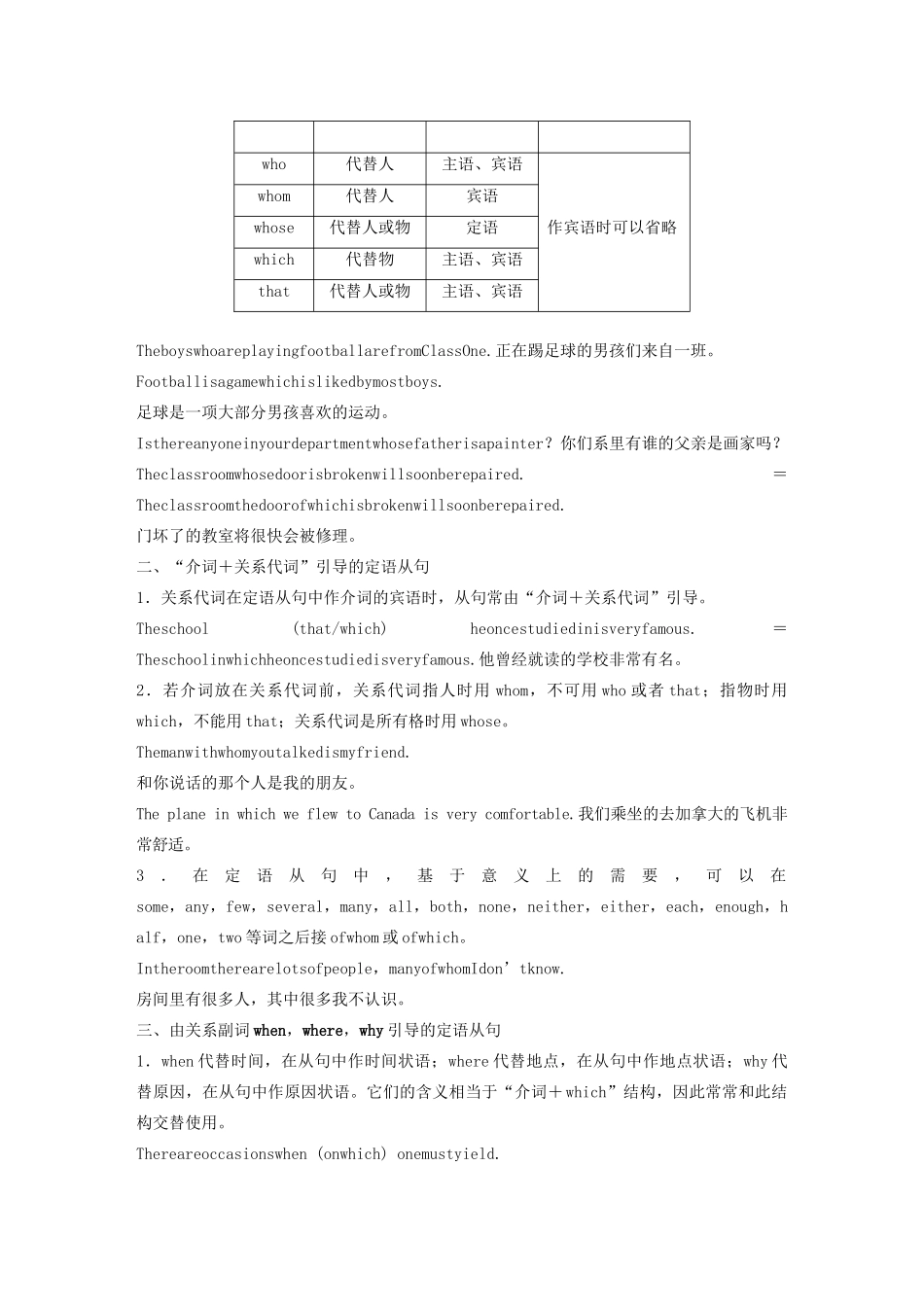 高中英语 Module 6 Animals in danger Period Four Grammar—Review of attributive clauses教案（含解析）外研版必修5-外研版高二必修5英语教案_第2页