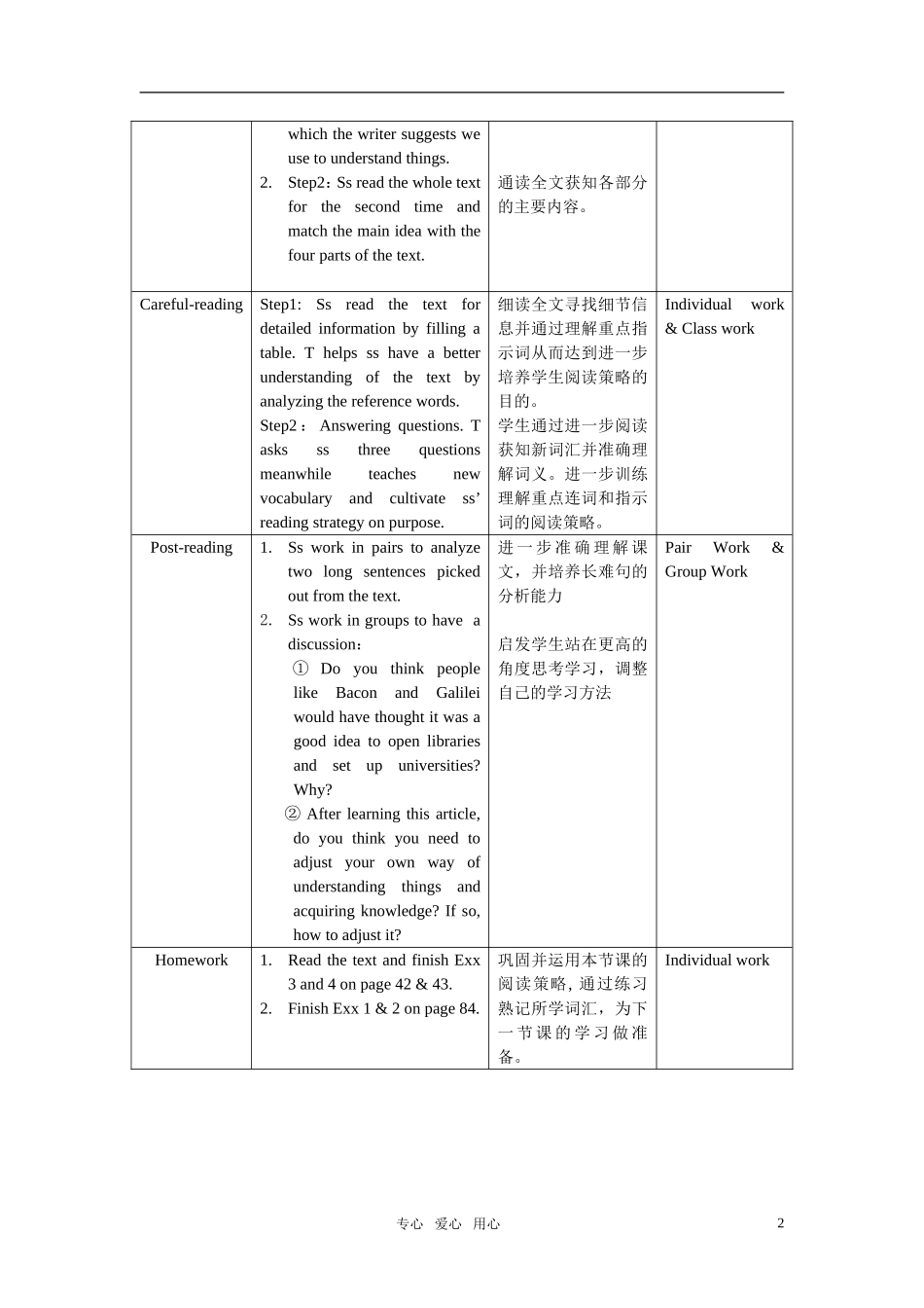高中英语 module 5 Unit15 lesson4-period 1教案 北师大版必修5_第2页