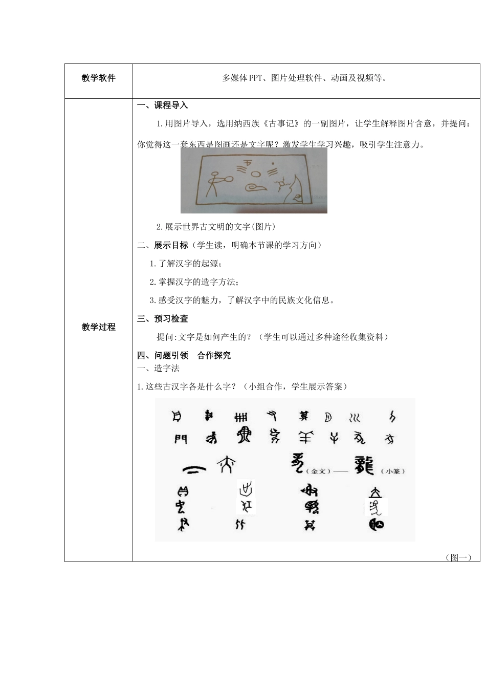 高中语文 第三课 第1节 字之初，本为画--汉字的起源教案4 新人教版选修《语言文字应用》-新人教版高中《语言文字应用》语文教案_第2页