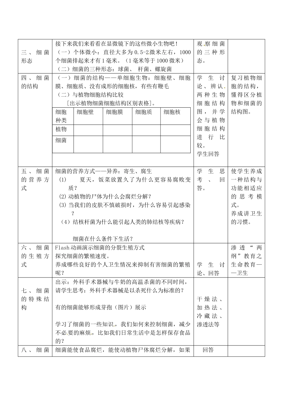 第四章 第三节 微生物 教案2_第3页
