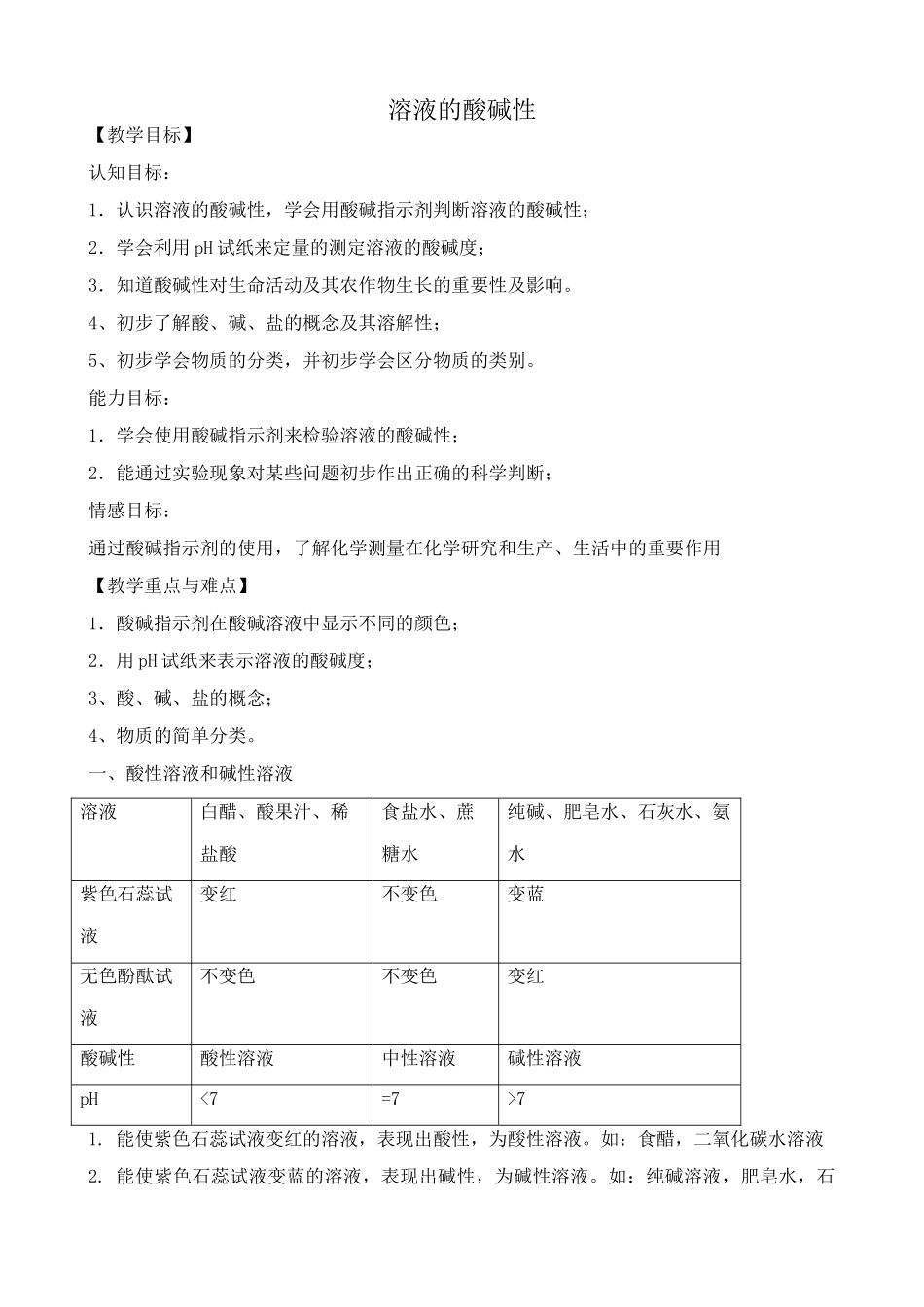沪教版九年级化学溶液的酸碱性2_第1页