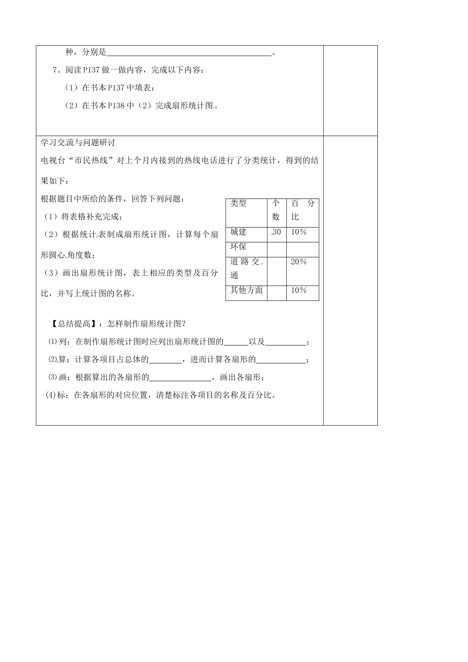 江苏省常熟市杨园中学八年级数学下册 7.2 统计图的选用教案（1） （新版）苏科版_第2页