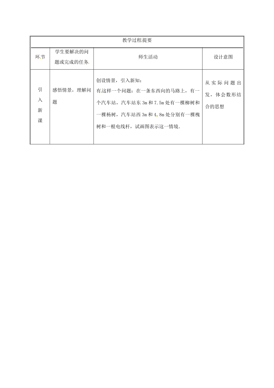湖南省益阳市资阳区迎丰桥镇七年级数学上册 第一章 有理数 1.2 有理数 1.2.2 数轴教案 （新版）新人教版-（新版）新人教版初中七年级上册数学教案_第2页