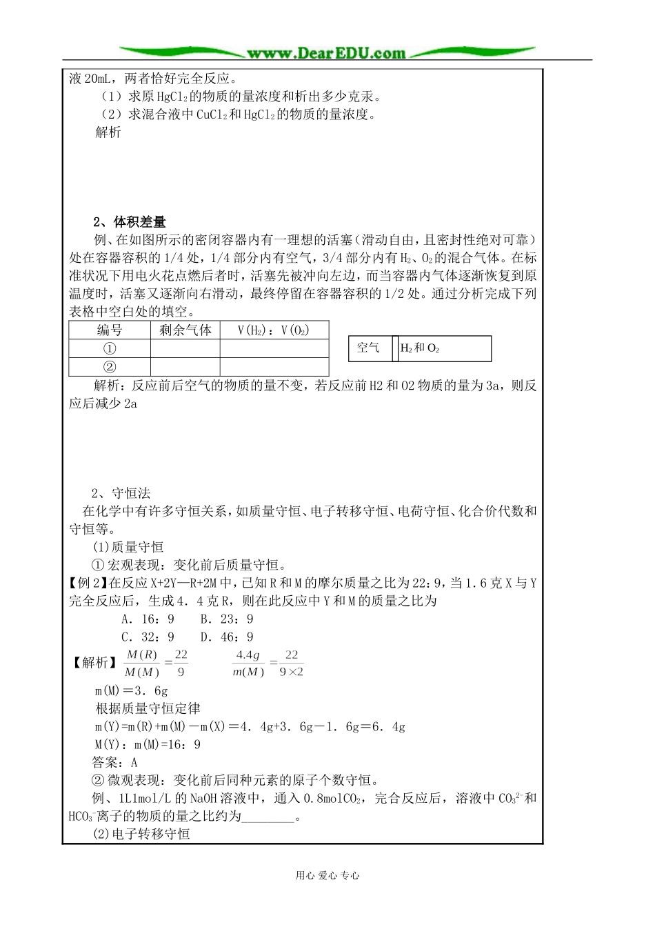 高中化学第一册必修物质的量应用于化学方程式的计算(2)_第2页