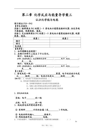 第二章 化学反应与能量导学案三（印）
