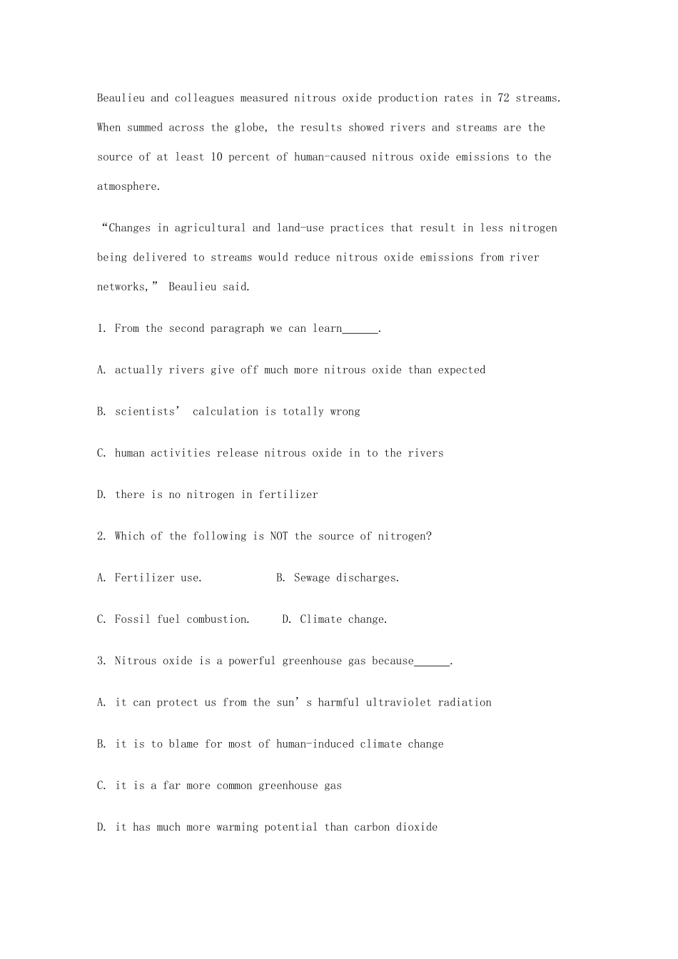 高中英语 Module4方案一精品教案（6）外研版必修5-外研版高二必修5英语教案_第3页