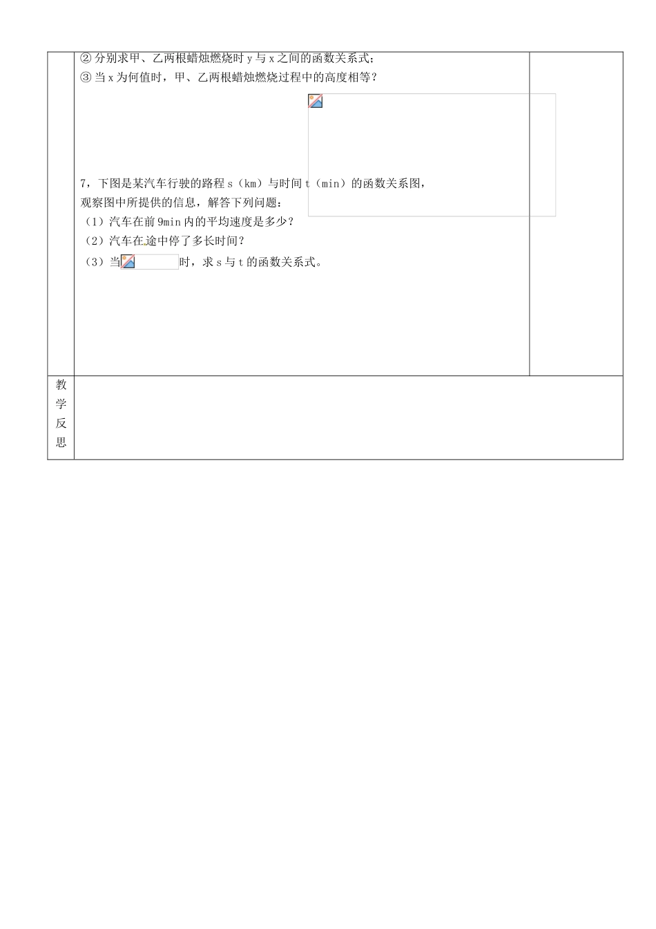 湖南省茶陵县八年级数学《建立一次函数模型》教案 人教新课标版_第3页