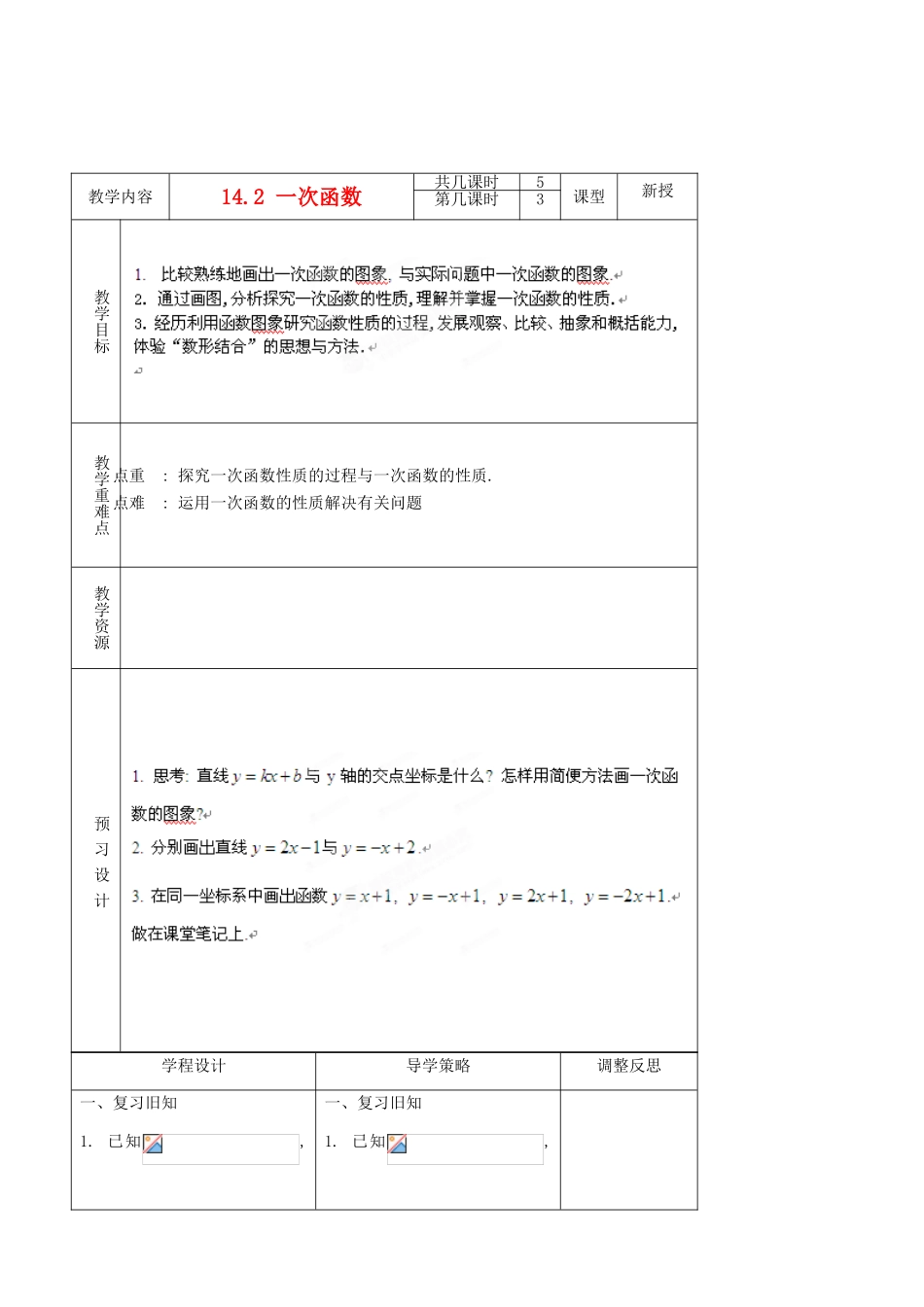 江苏省海门市七年级数学《142 一次函数》教案 苏教版_第1页