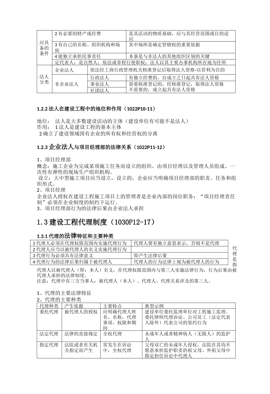 X年一级建造师建设工程法规及相关知识点总结大全_第3页