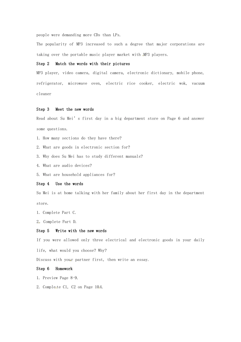 高中英语 Unit1 Word power教案 牛津译林版选修7-牛津版高二选修7英语教案_第3页