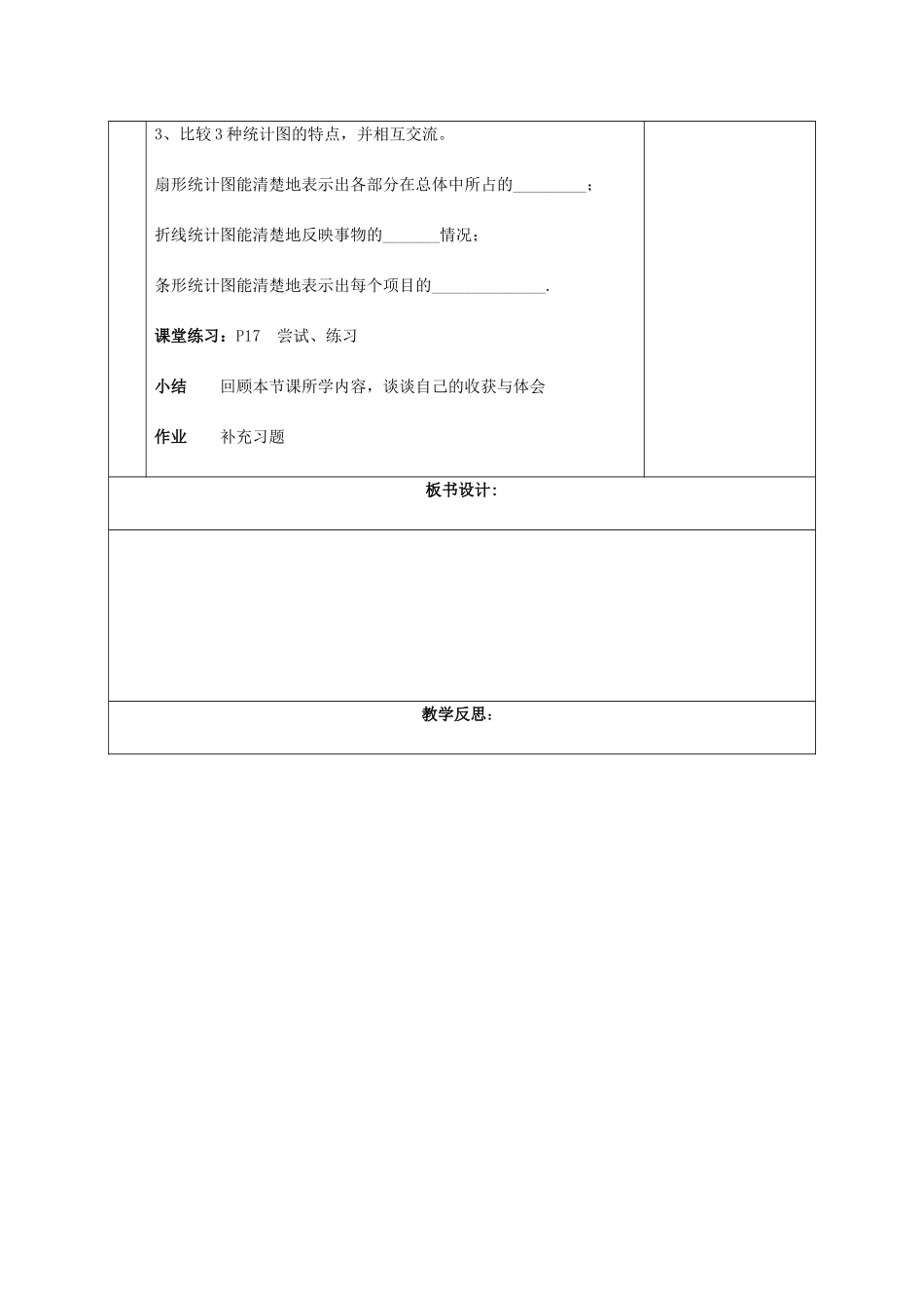 八年级数学下册 第7章 数据的收集、整理、描述 7.2 统计表、统计图的选用（2）教案 （新版）苏科版-（新版）苏科版初中八年级下册数学教案_第2页