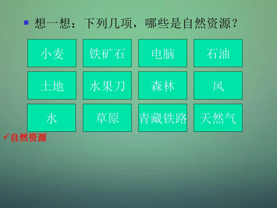 八年级地理上册 第3章 活动课 合理利用与保护自然资源课件 （新版）商务星球版_第2页