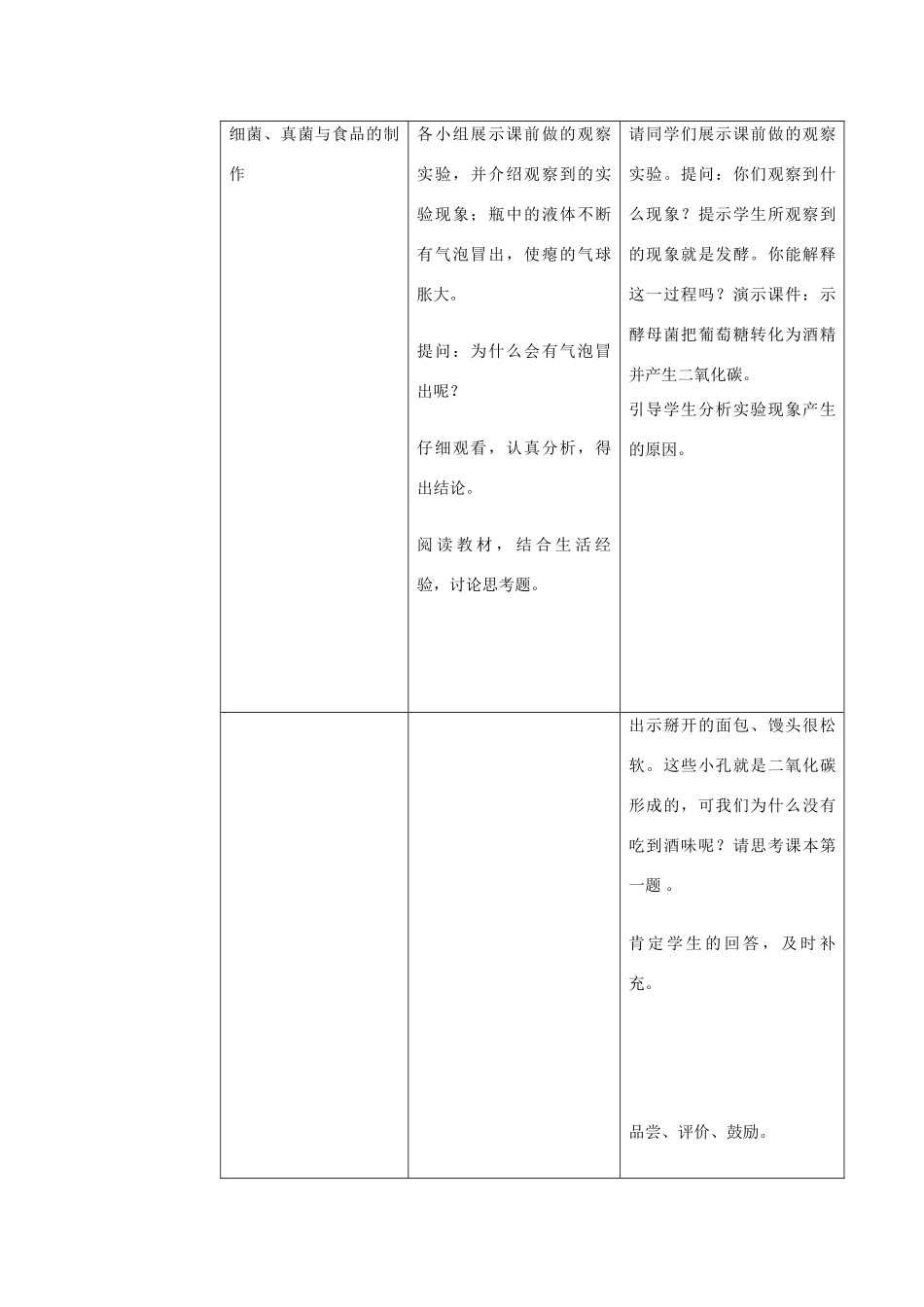 八年级生物上册 第五章 第二节 人类对细菌和真菌的利用教案人教版新课标_第3页