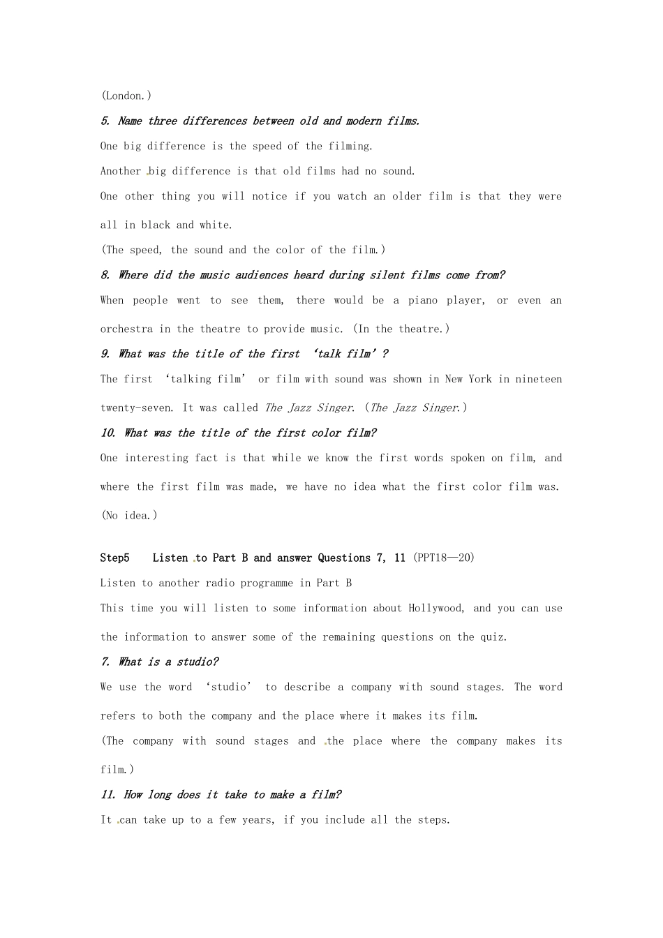 高中英语 Unit4 Films and film events Task教学设计1 牛津译林版选修8-牛津版高二选修8英语教案_第3页