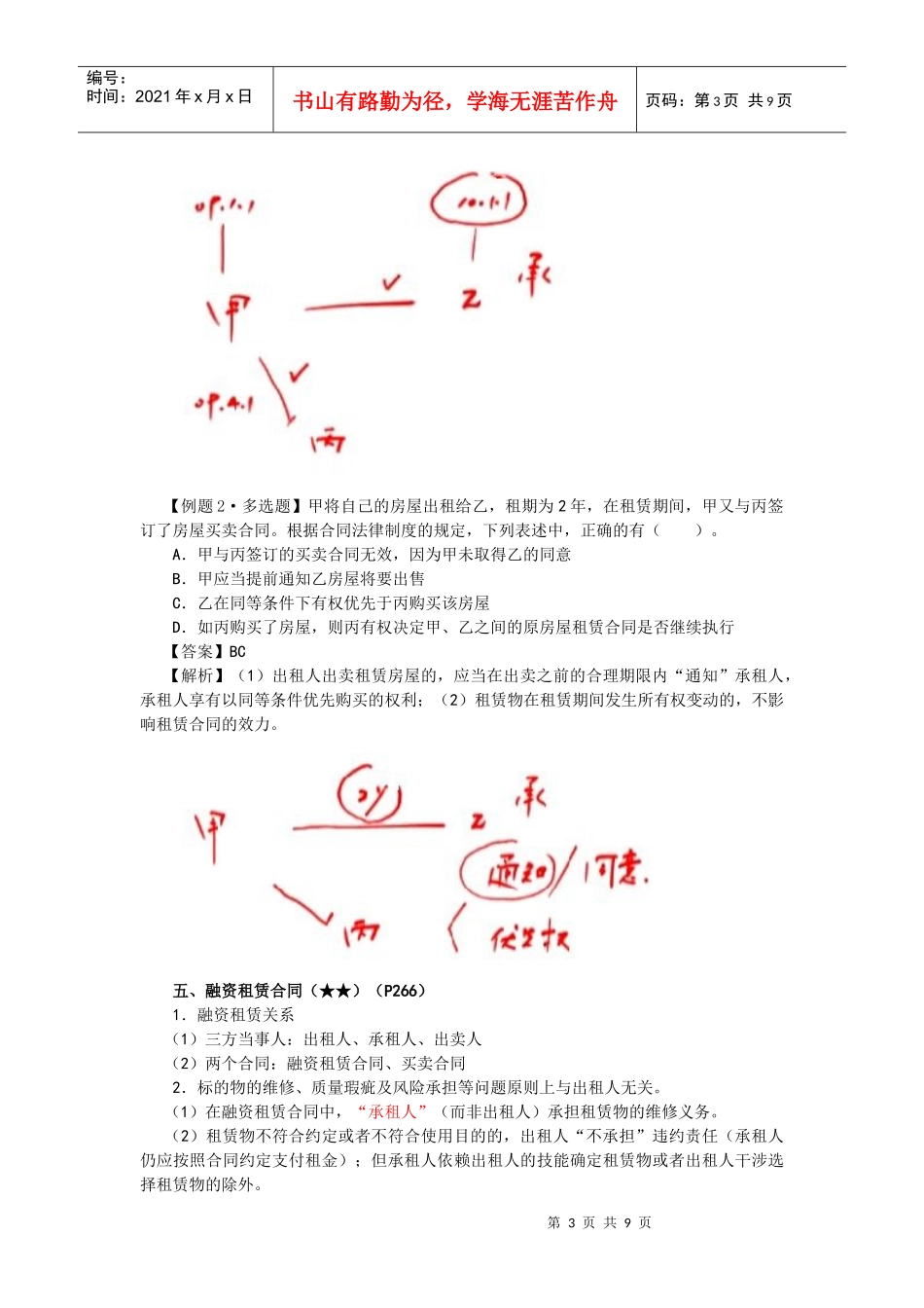 030第五章 合同法律制度(10)_第3页