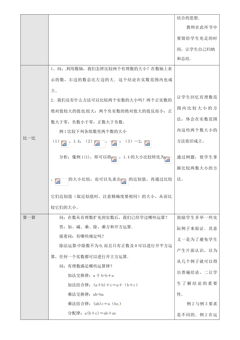 河南省焦作市许衡实验中学七年级数学下册《实数（2）》教案 新人教版_第2页