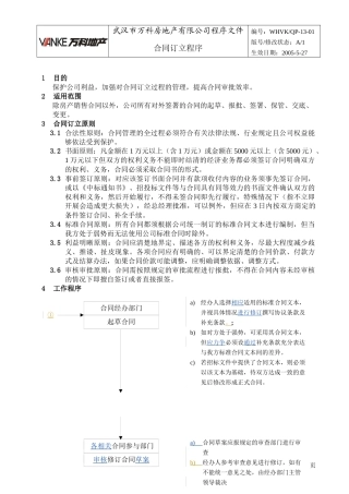 WHVK-QP-13-01合同订立程序
