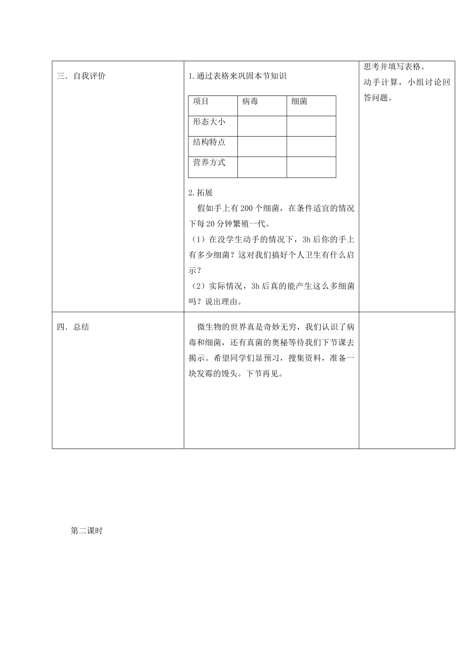 八年级生物上册 14.3《神奇的微生物》教案 苏教版-苏教版初中八年级上册生物教案_第3页