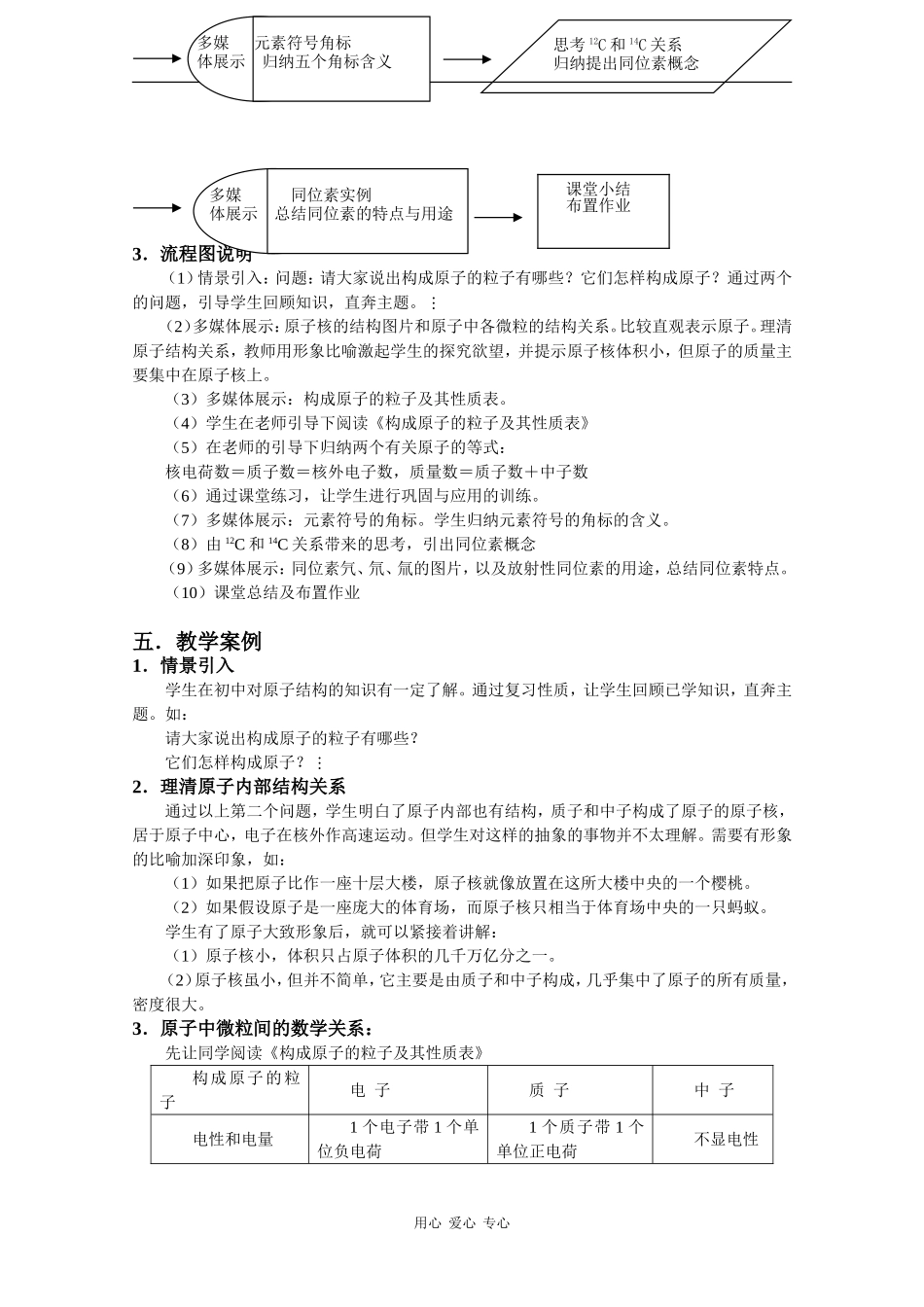 高中化学：1.2 原子结构和相对原子质量 教案（第2课时A） 沪科版_第2页