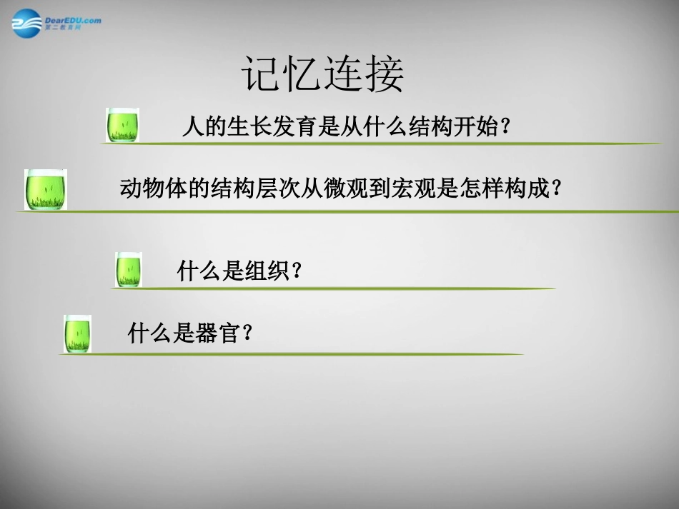 安徽省长丰县下塘实验中学七年级生物上册《2.2.3 植物体的结构层次》课件 （新版）新人教版_第2页
